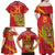 Custom Russia with Double-headed Eagle Family Matching Off Shoulder Maxi Dress and Hawaiian Shirt LT9 - Wonder Print Shop