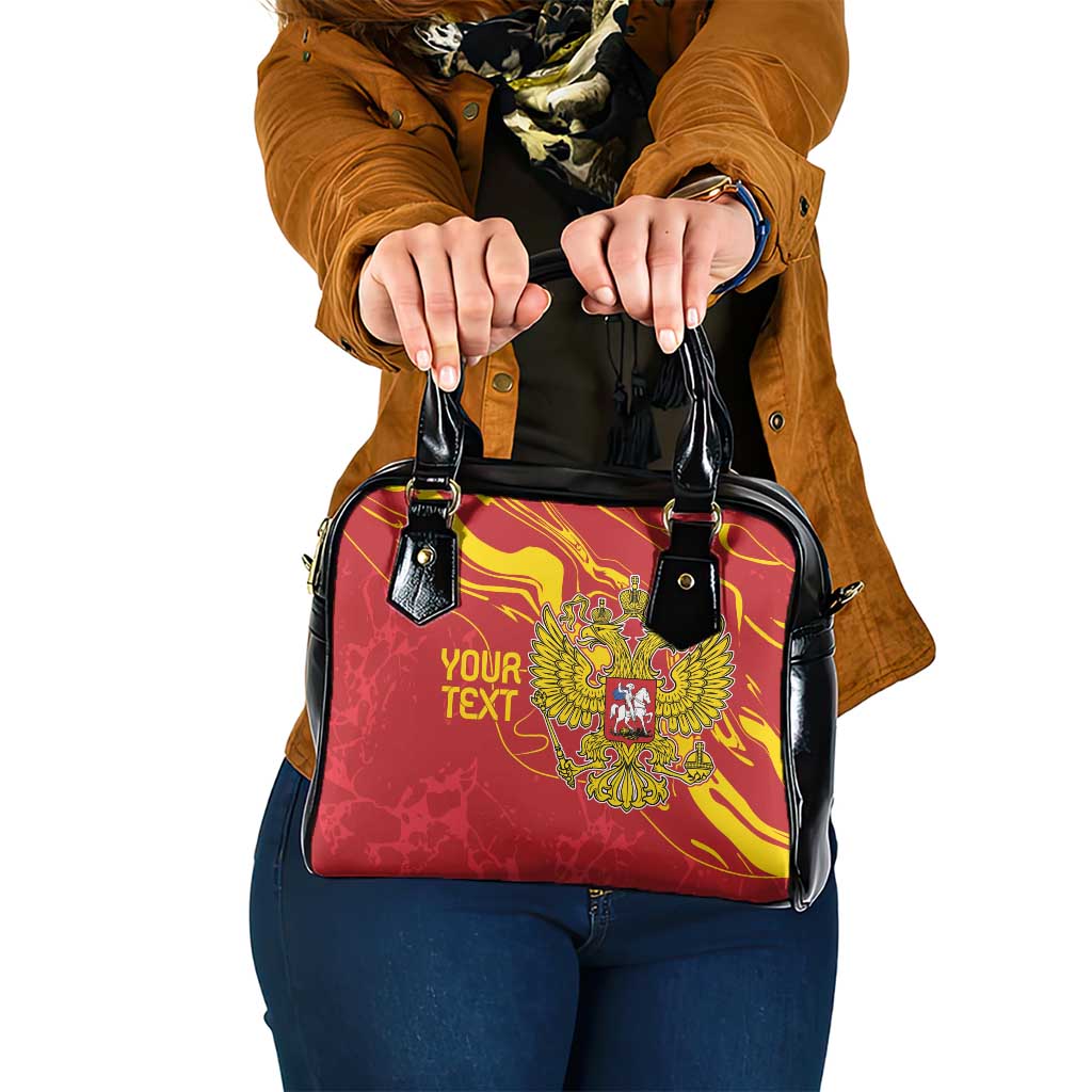 Custom Russia with Double-headed Eagle Shoulder Handbag