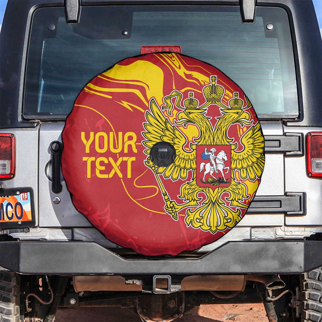 Custom Russia with Double-headed Eagle Spare Tire Cover - Wonder Print Shop