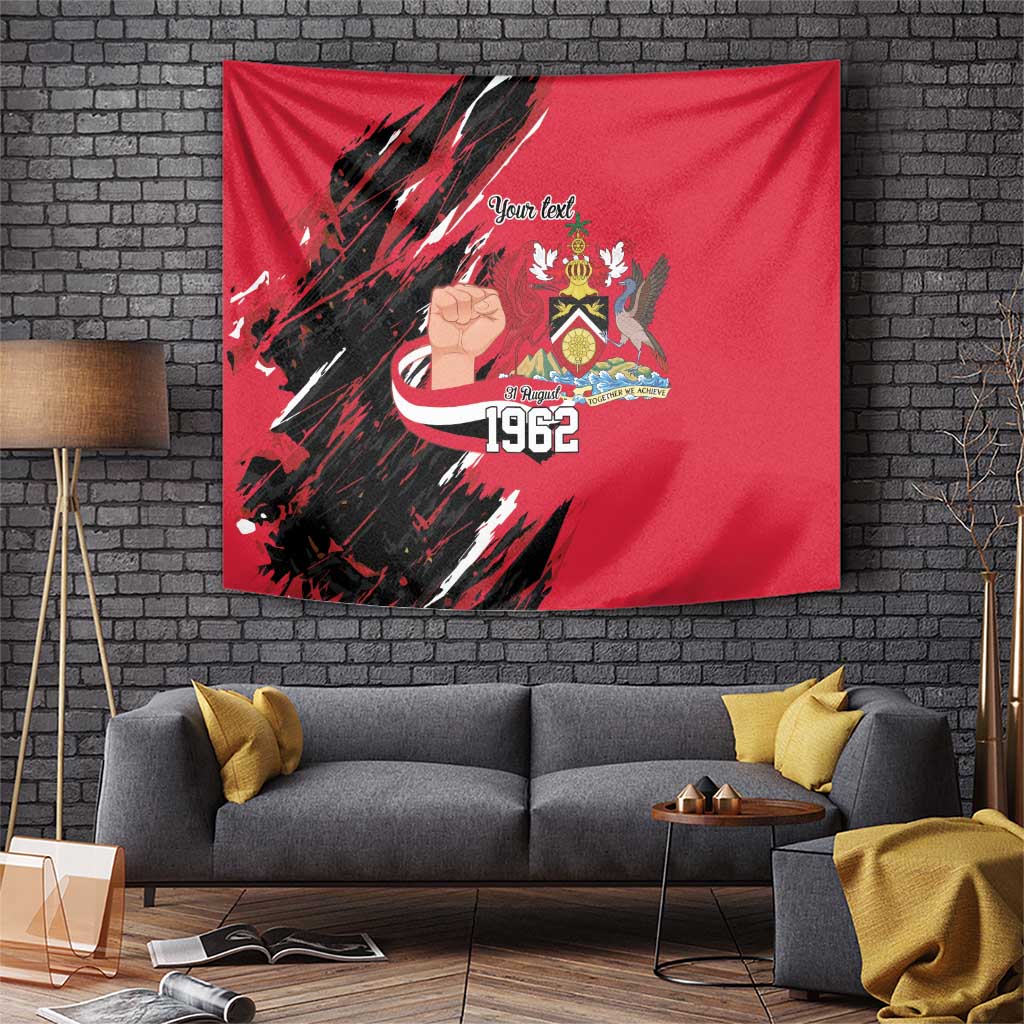 Trinidad and Tobago 1962 Personalized Tapestry Happy Independence Day August 31th - Wonder Print Shop