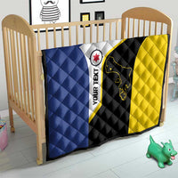 Caribbean Bonaire Personalized Quilt Simple Flag Style - Wonder Print Shop