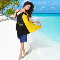 Caribbean Bonaire Personalized Sarong Simple Flag Style - Wonder Print Shop