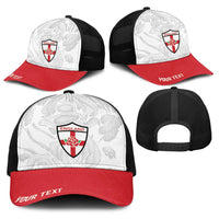 England Rugby National Heritage Personalized Baseball Net Cap Tudor Rose Inspired Edition
