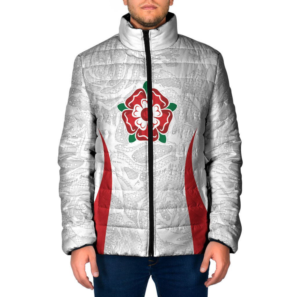 England Rugby National Heritage Custom Padded Jacket Tudor Rose Inspired Edition