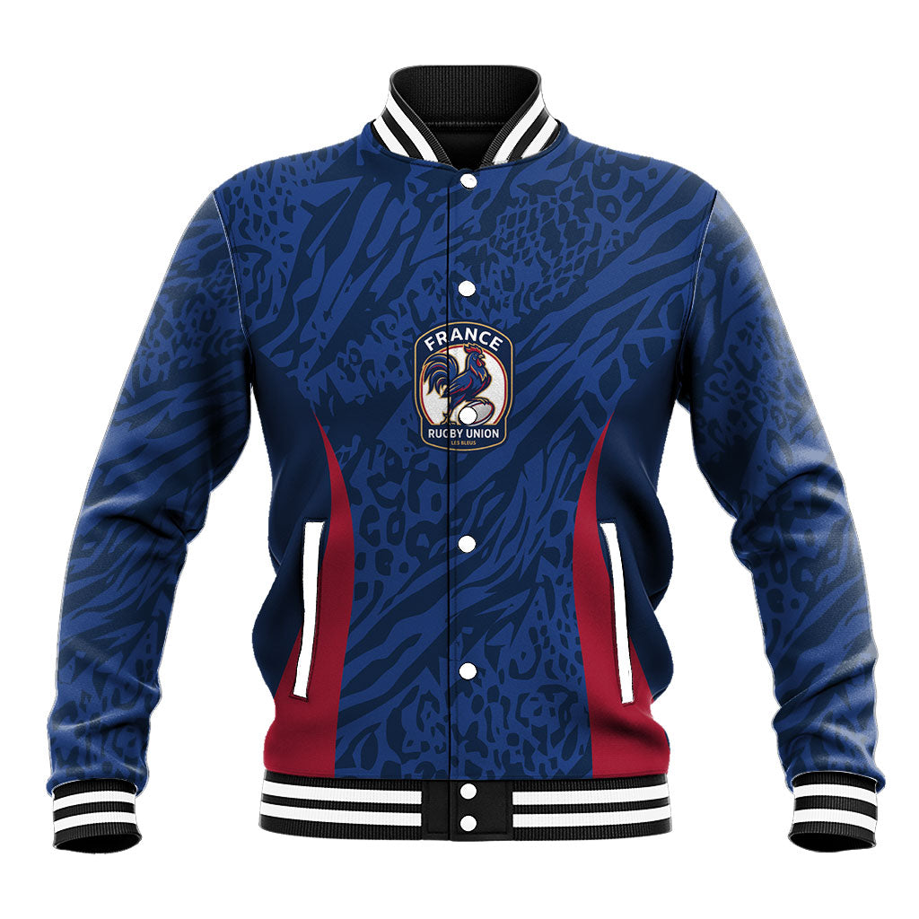 France Rugby National Heritage Custom Baseball Jacket Fleur De Lis Inspired Edition