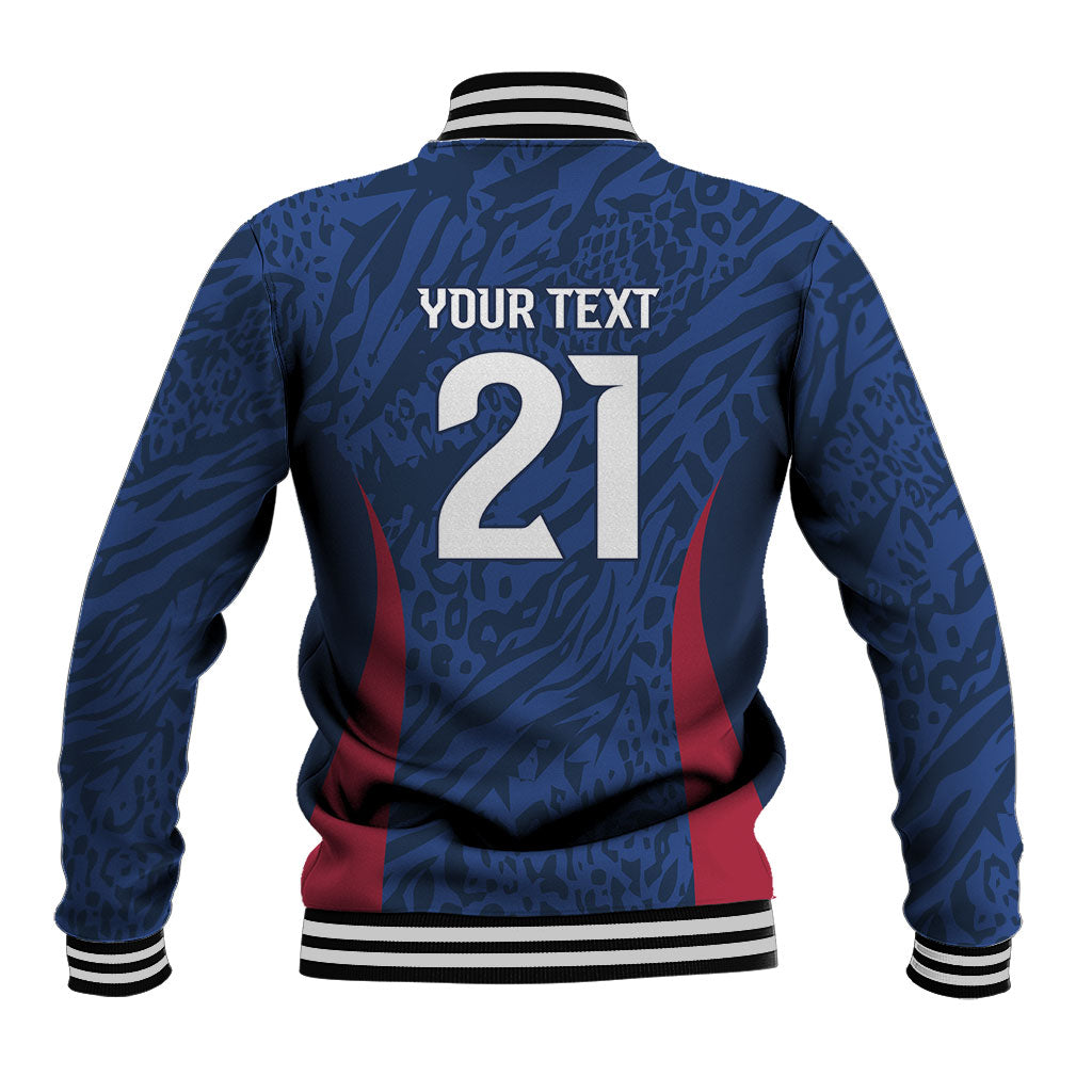 France Rugby National Heritage Custom Baseball Jacket Fleur De Lis Inspired Edition