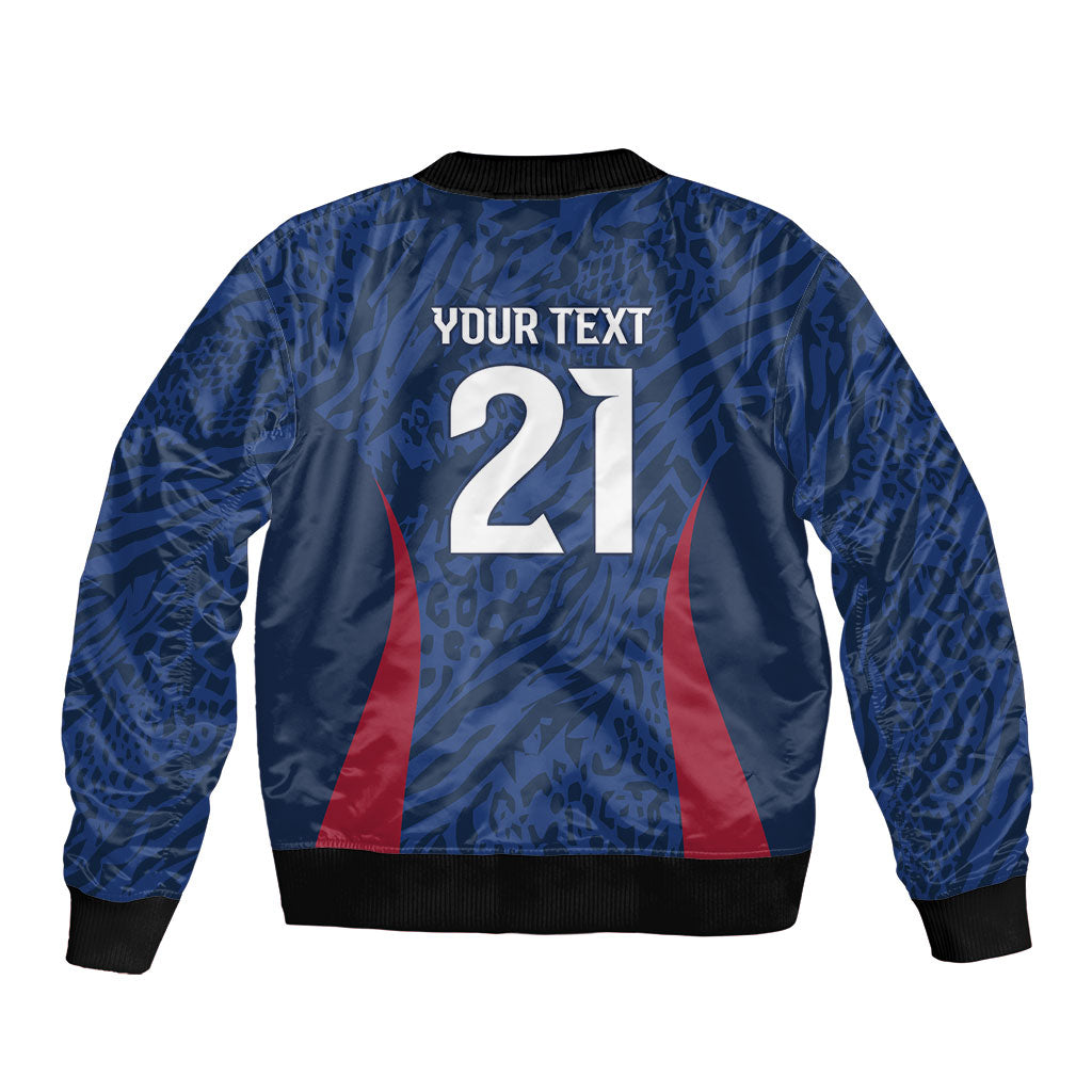 France Rugby National Heritage Custom Bomber Jacket Fleur De Lis Inspired Edition