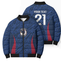France Rugby National Heritage Custom Bomber Puffer Jacket Fleur De Lis Inspired Edition