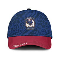 France Rugby National Heritage Personalized Classic Cap Fleur De Lis Inspired Edition