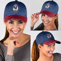 France Rugby National Heritage Personalized Classic Cap Fleur De Lis Inspired Edition