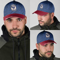 France Rugby National Heritage Personalized Classic Cap Fleur De Lis Inspired Edition