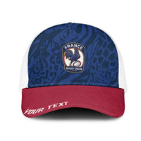 France Rugby National Heritage Personalized Mesh Trucker Cap Fleur De Lis Inspired Edition