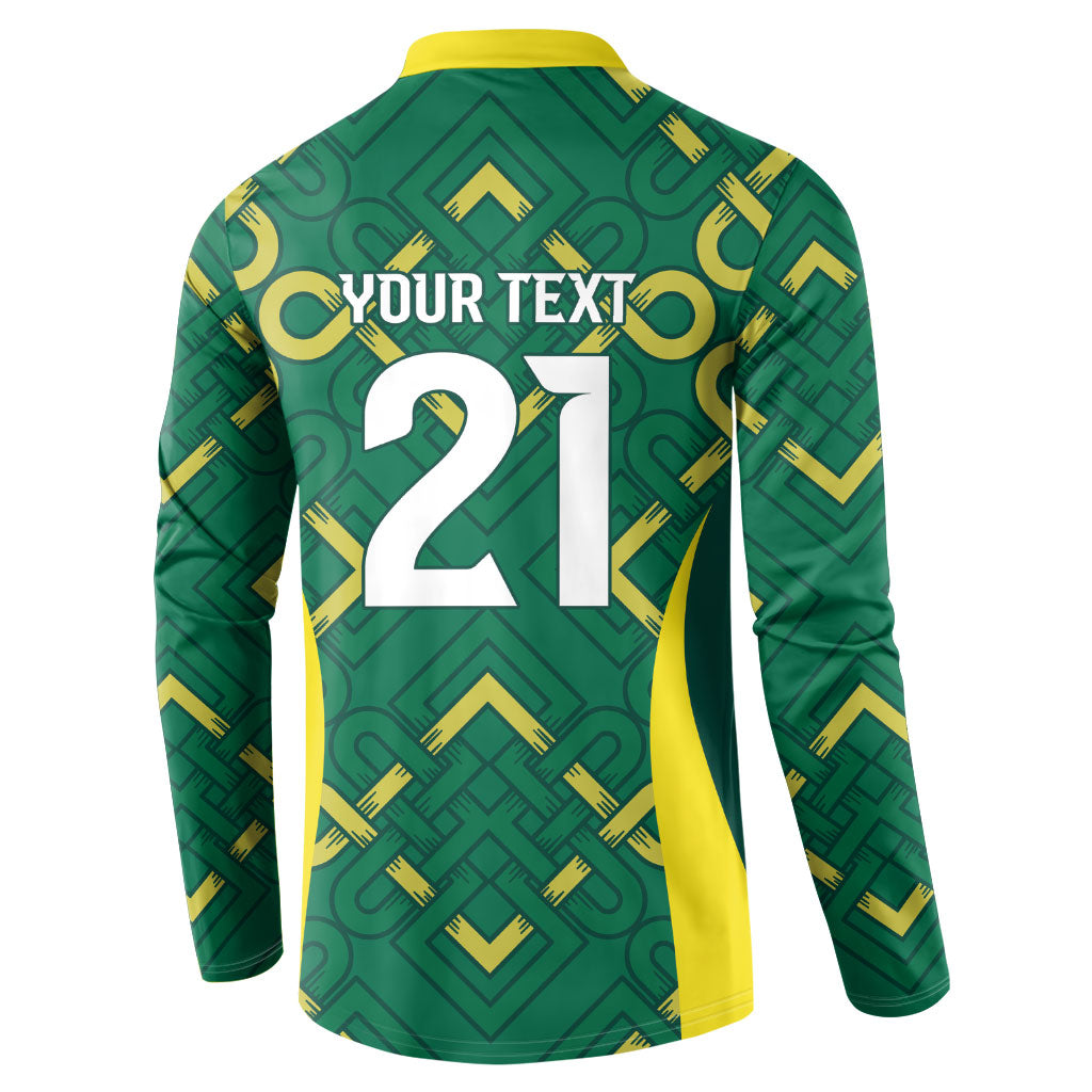 Ireland Rugby National Heritage Custom Button Sweatshirt Traditional Celtic Inspired Edition