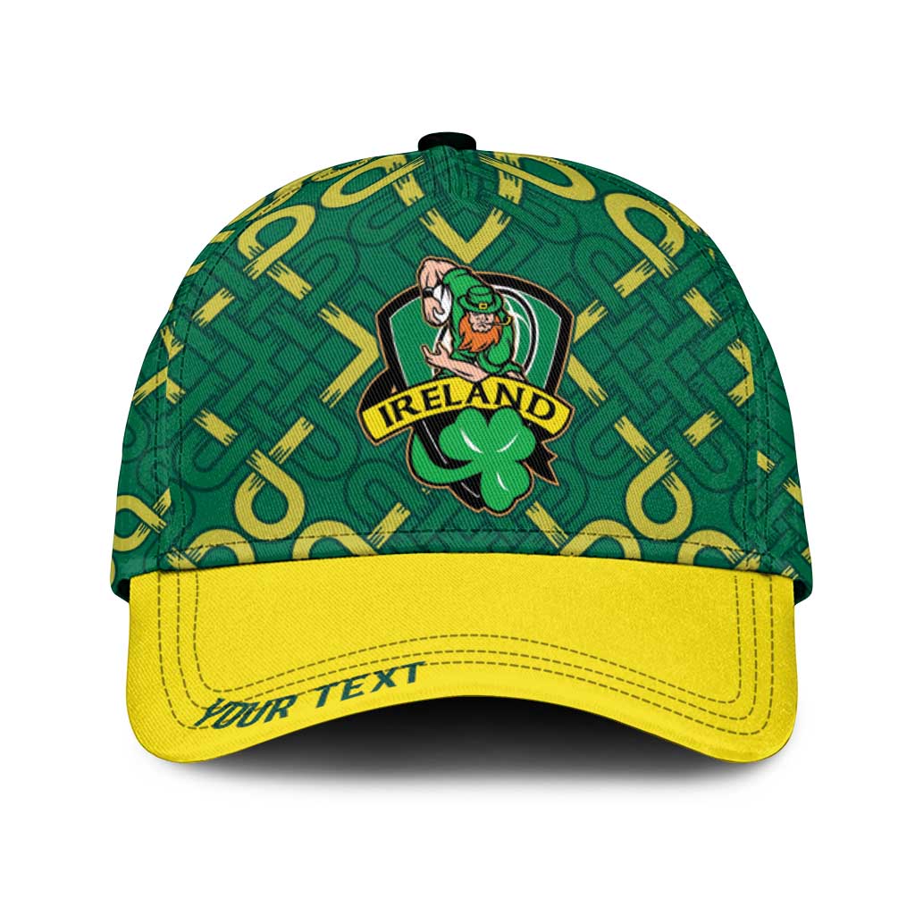 Ireland Rugby National Heritage Personalized Classic Cap Traditional Celtic Inspired Edition
