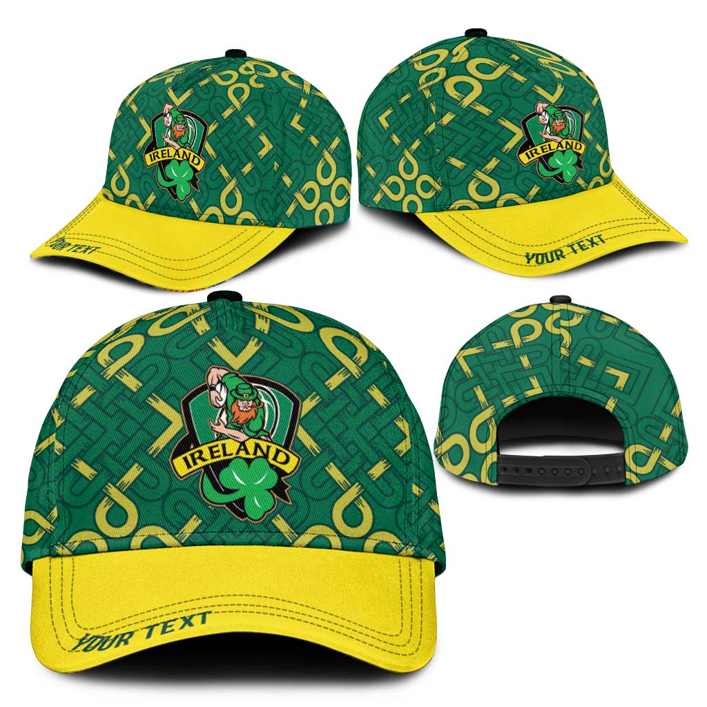 Ireland Rugby National Heritage Personalized Classic Cap Traditional Celtic Inspired Edition