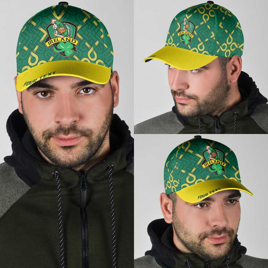 Ireland Rugby National Heritage Personalized Classic Cap Traditional Celtic Inspired Edition