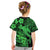 Aloha Hawaii Kid T Shirt Hammerhead Shark Tattoo Polynesian Summer - Green - Wonder Print Shop