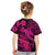 Aloha Hawaii Kid T Shirt Hammerhead Shark Tattoo Polynesian Summer - Pink - Wonder Print Shop