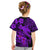 Aloha Hawaii Kid T Shirt Hammerhead Shark Tattoo Polynesian Summer - Violet - Wonder Print Shop