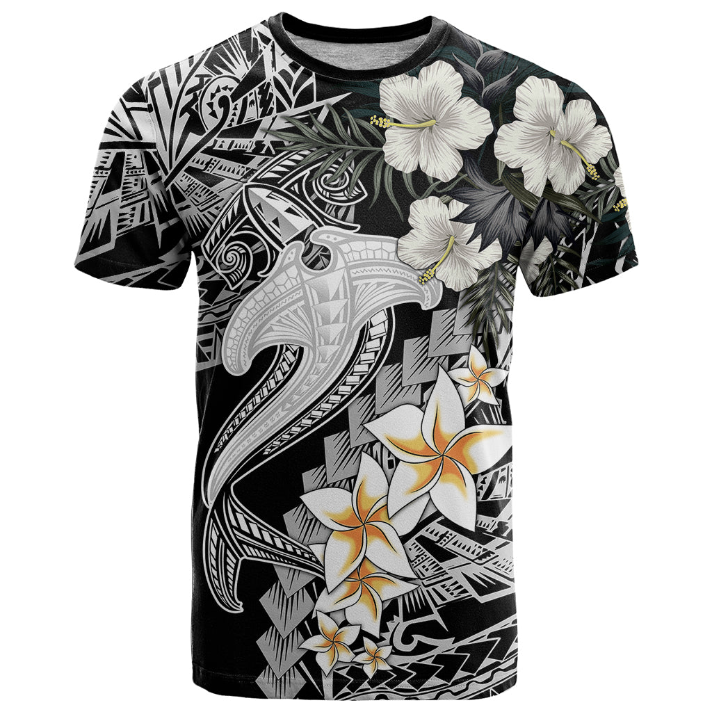 aloha-hawaii-t-shirt-hammerhead-shark-tattoo-polynesian-summer-white