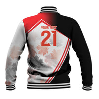 2026 Rugby Nations Series Custom Canada Baseball Jacket Les Rouges Maple Leaf
