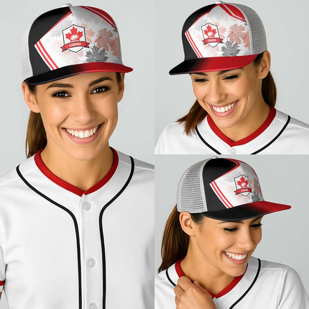 2026 Rugby Nations Series Canada Baseball Net Cap Les Rouges Maple Leaf