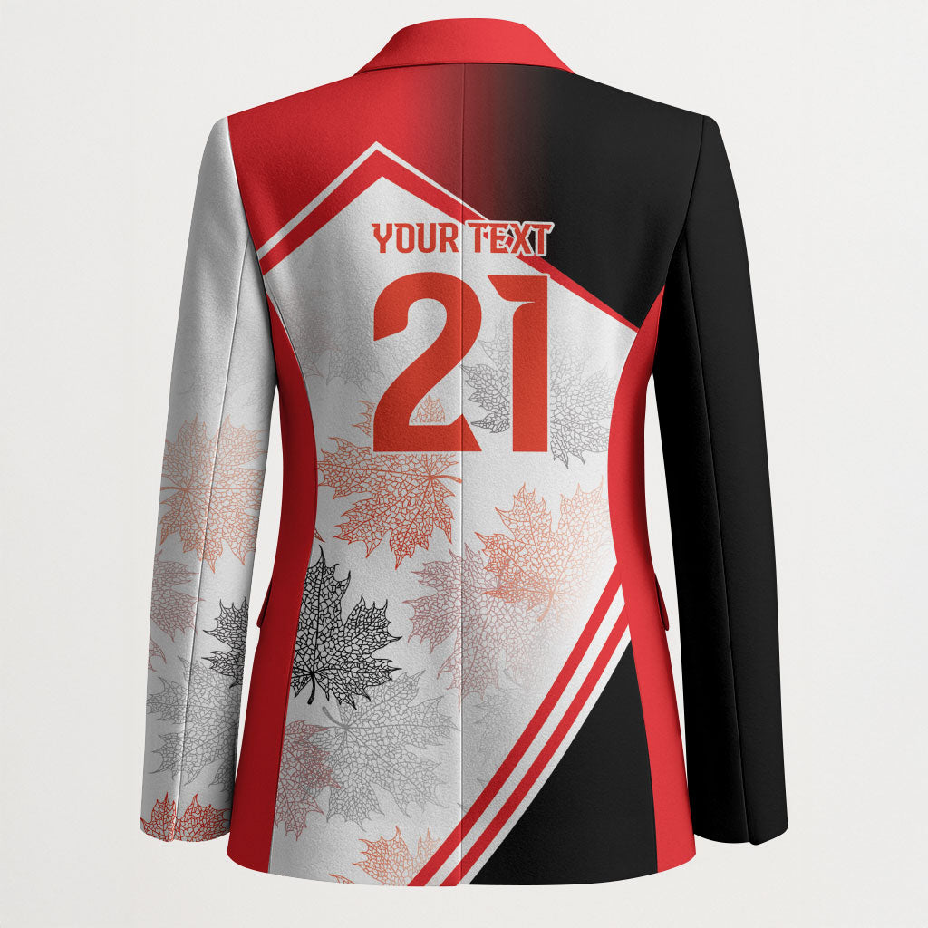 2026 Rugby Nations Series Custom Canada Blazer Les Rouges Maple Leaf
