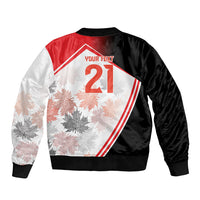 2026 Rugby Nations Series Custom Canada Bomber Jacket Les Rouges Maple Leaf