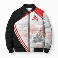2026 Rugby Nations Series Custom Canada Bomber Puffer Jacket Les Rouges Maple Leaf