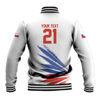 2026 Rugby Nations Series Custom Chile Baseball Jacket Los Condores Eagle Bold Stripes Pride