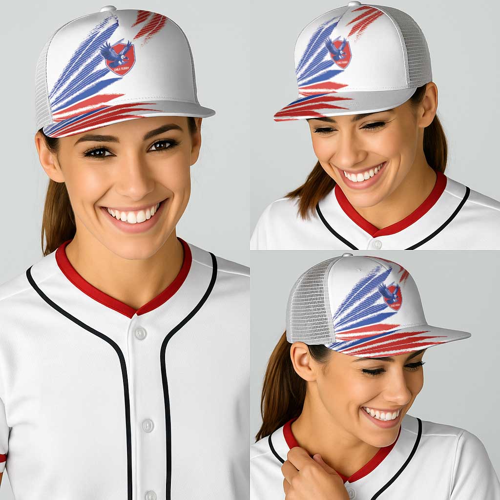 2026 Rugby Nations Series Chile Baseball Net Cap Los Condores Eagle Bold Stripes Pride