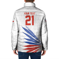 2026 Rugby Nations Series Custom Chile Padded Jacket Los Condores Eagle Bold Stripes Pride