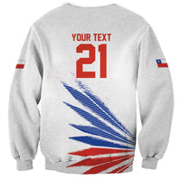 2026 Rugby Nations Series Custom Chile Sweatshirt Los Condores Eagle Bold Stripes Pride