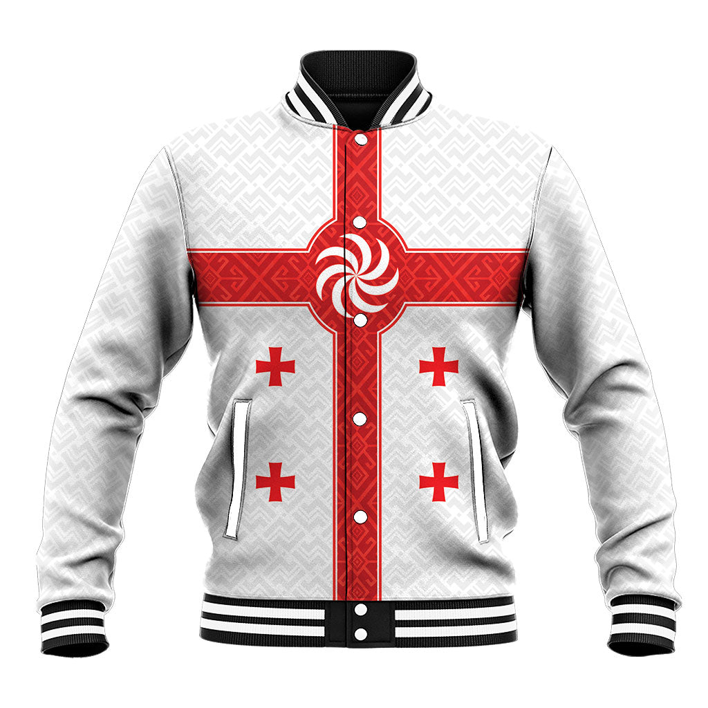 2026 Rugby Nations Series Custom Georgia Baseball Jacket Lelo Warriors
