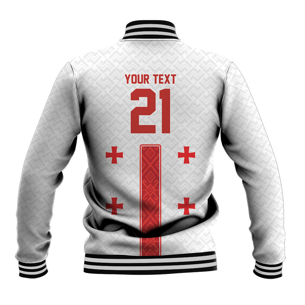 2026 Rugby Nations Series Custom Georgia Baseball Jacket Lelo Warriors