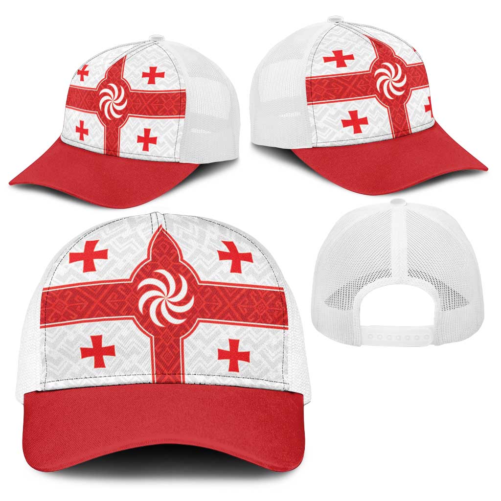 2026 Rugby Nations Series Georgia Baseball Net Cap Lelo Warriors