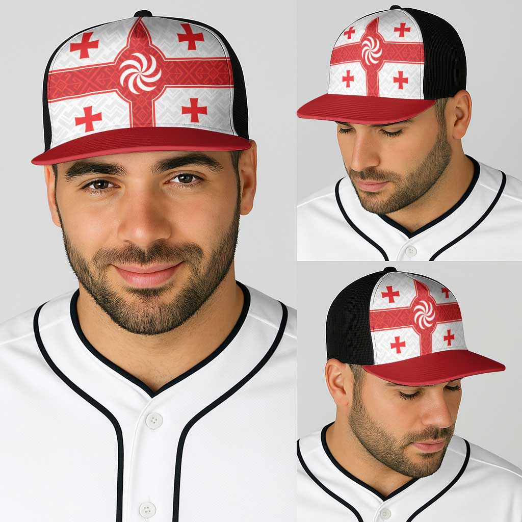 2026 Rugby Nations Series Georgia Baseball Net Cap Lelo Warriors