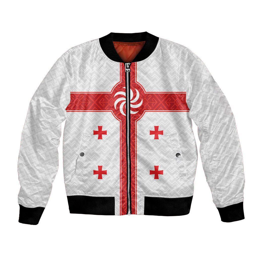 2026 Rugby Nations Series Custom Georgia Bomber Jacket Lelo Warriors