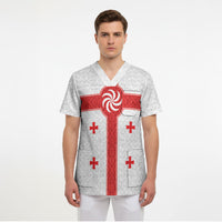 2026 Rugby Nations Series Custom Georgia Scrub Top Lelo Warriors