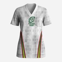 2026 Rugby Nations Series Custom Portugal Scrub Top Atlantic XV Pride