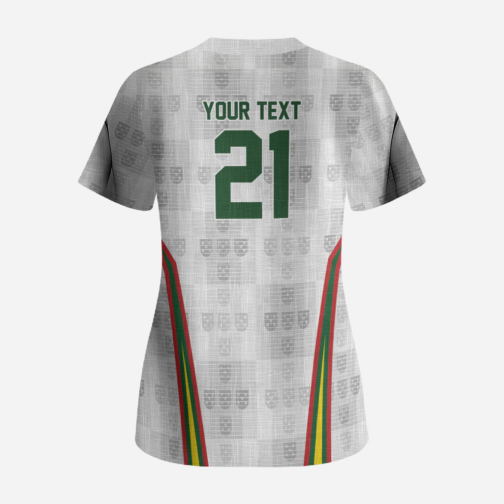 2026 Rugby Nations Series Custom Portugal Scrub Top Atlantic XV Pride