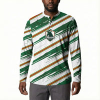 2026 Rugby Nations Series Custom Zimbabwe Button Sweatshirt Great Sables Zimbabwe