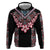 Africa Adenium Multiflorum Flowers Zip Hoodie Mix Native Tribal Pattern - Wonder Print Shop