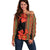 Africa Beauty Clivia Miniata Flowers Off Shoulder Sweater - Wonder Print Shop