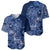 Africa Floral mix Maasai Shuka Baseball Jersey Blue Moitf LT9 - Wonder Print Shop