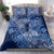 Africa Floral mix Maasai Shuka Bedding Set Blue Moitf LT9 - Wonder Print Shop