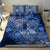 Africa Floral mix Maasai Shuka Bedding Set Blue Moitf LT9 - Wonder Print Shop