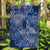 Africa Floral mix Maasai Shuka Garden Flag Blue Moitf - Wonder Print Shop