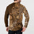 Africa Floral mix Maasai Shuka Button Sweatshirt Gold Moitf LT9 - Wonder Print Shop