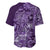 Africa Floral mix Maasai Shuka Baseball Jersey Purple Moitf LT9 - Wonder Print Shop